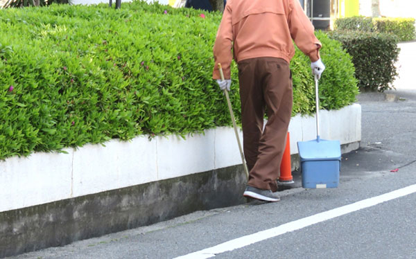 前面道路の確認
